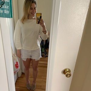 Club Monaco zipper back blouse